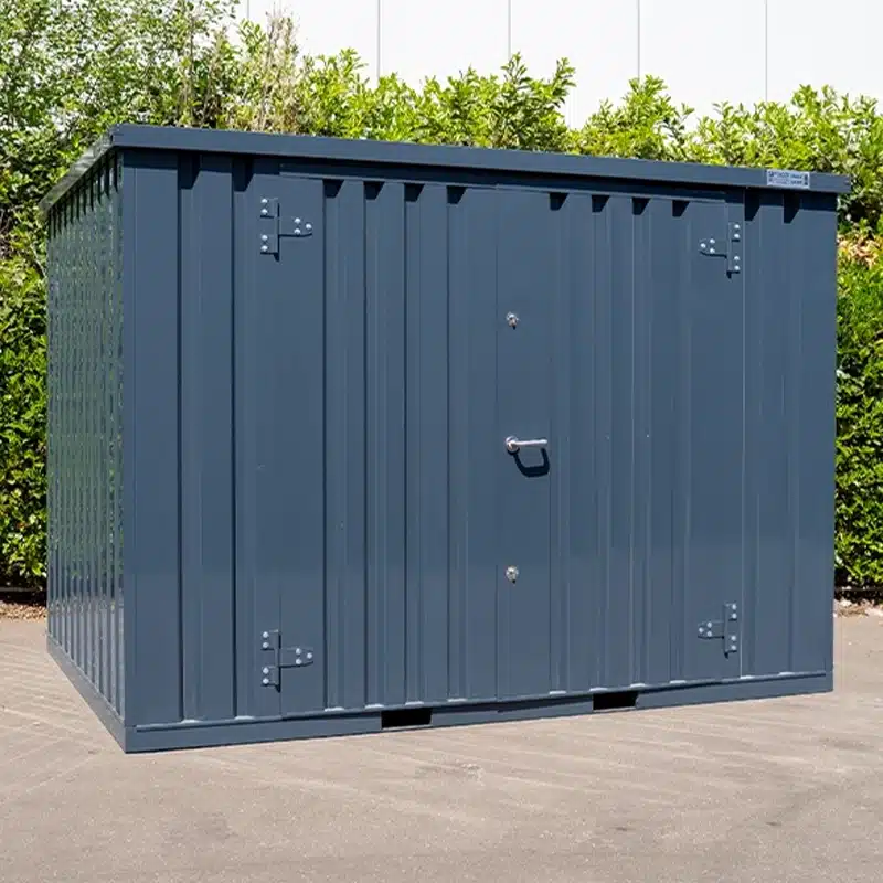 Contenedor desmontable antracita 3x2m RAL 7016 LL - Imagen 2