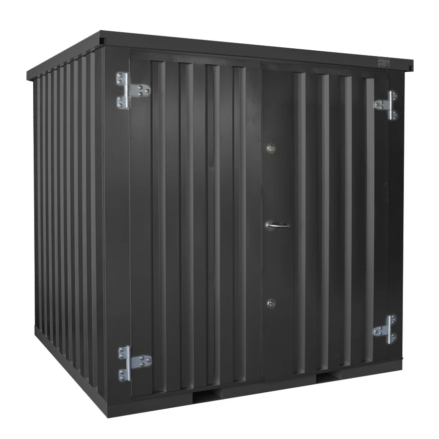 Contenedor Desmontable 2x2m Antracita RAL 7016