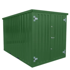 Contenedor desmontable verde oscuro 3x2m RAL 6005 LC