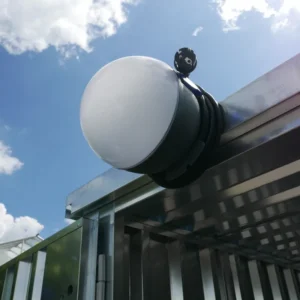 Lampara con 2 puntos de energia electrica